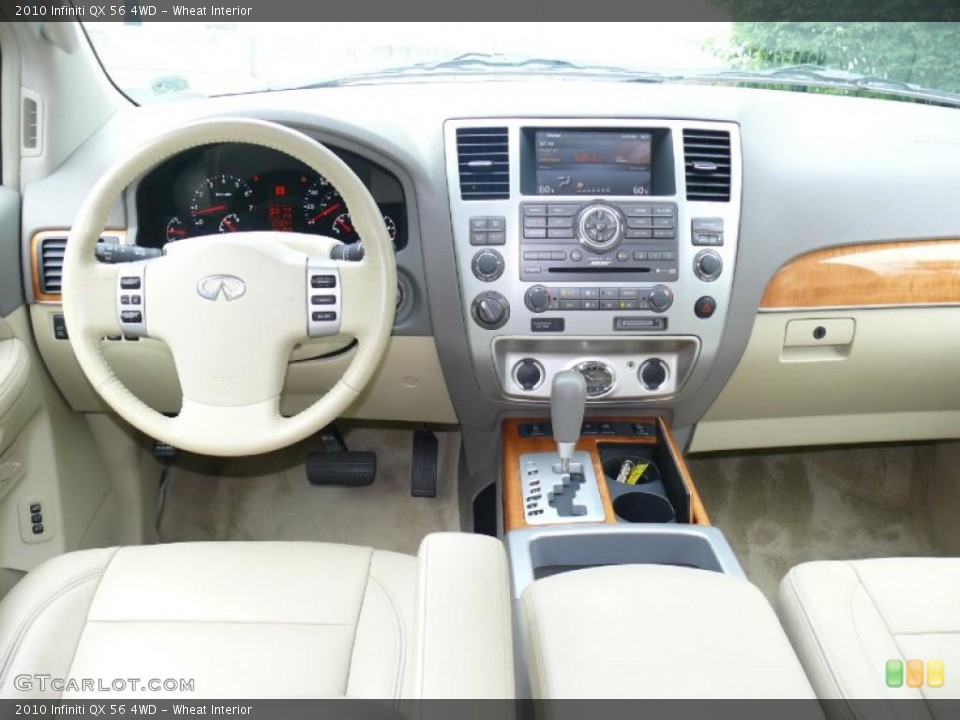 Wheat Interior Dashboard for the 2010 Infiniti QX 56 4WD #33280545