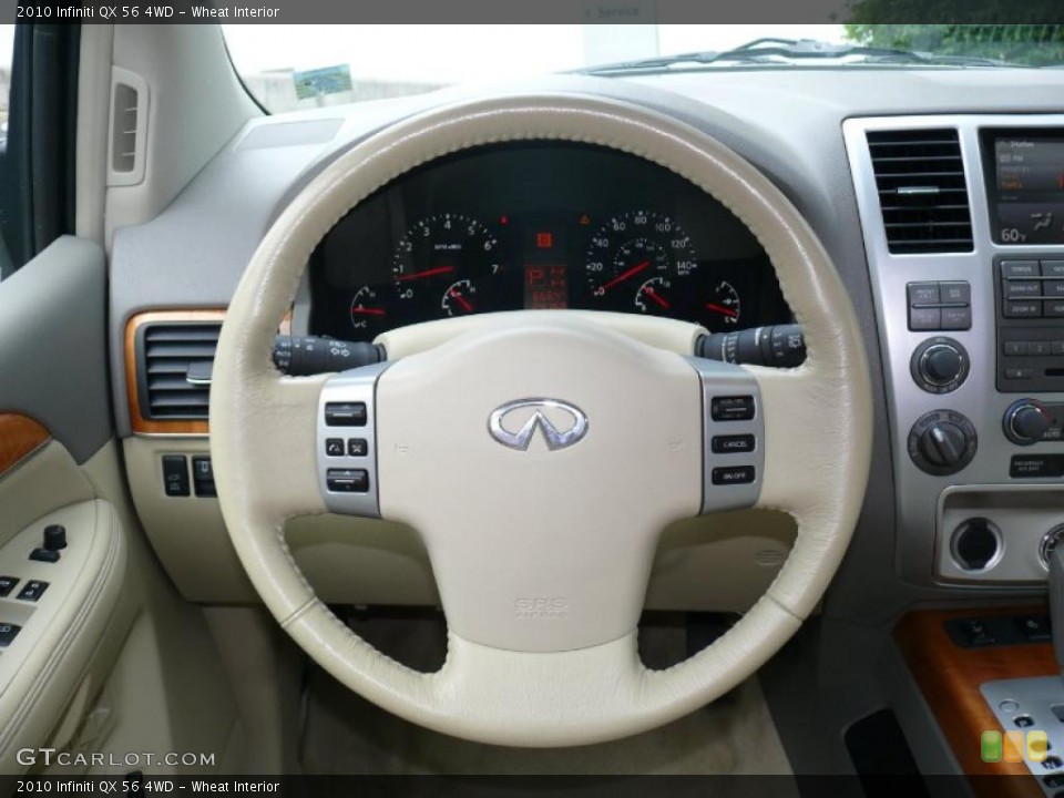 Wheat Interior Steering Wheel for the 2010 Infiniti QX 56 4WD #33280557