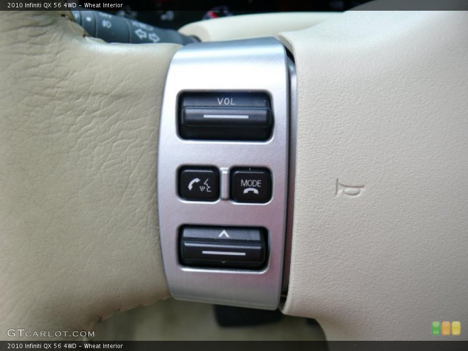 Wheat Interior Controls for the 2010 Infiniti QX 56 4WD #33280573