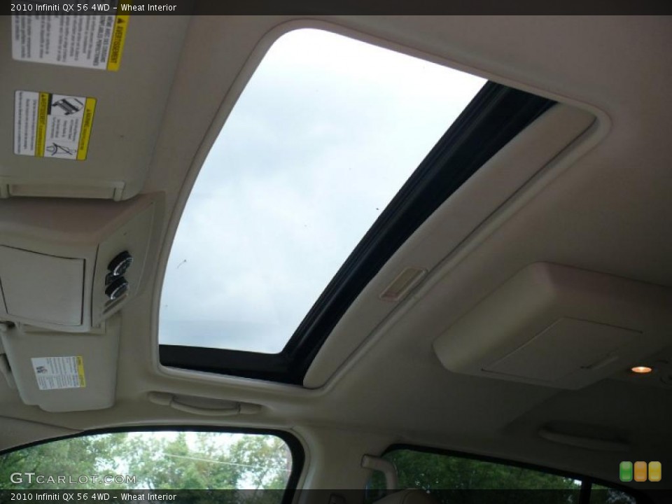 Wheat Interior Sunroof for the 2010 Infiniti QX 56 4WD #33280637