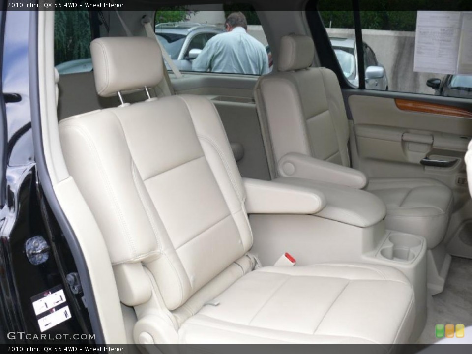 Wheat Interior Rear Seat for the 2010 Infiniti QX 56 4WD #33280713