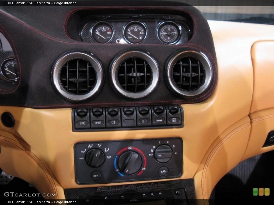 Beige Interior Gauges for the 2001 Ferrari 550 Barchetta #33329876