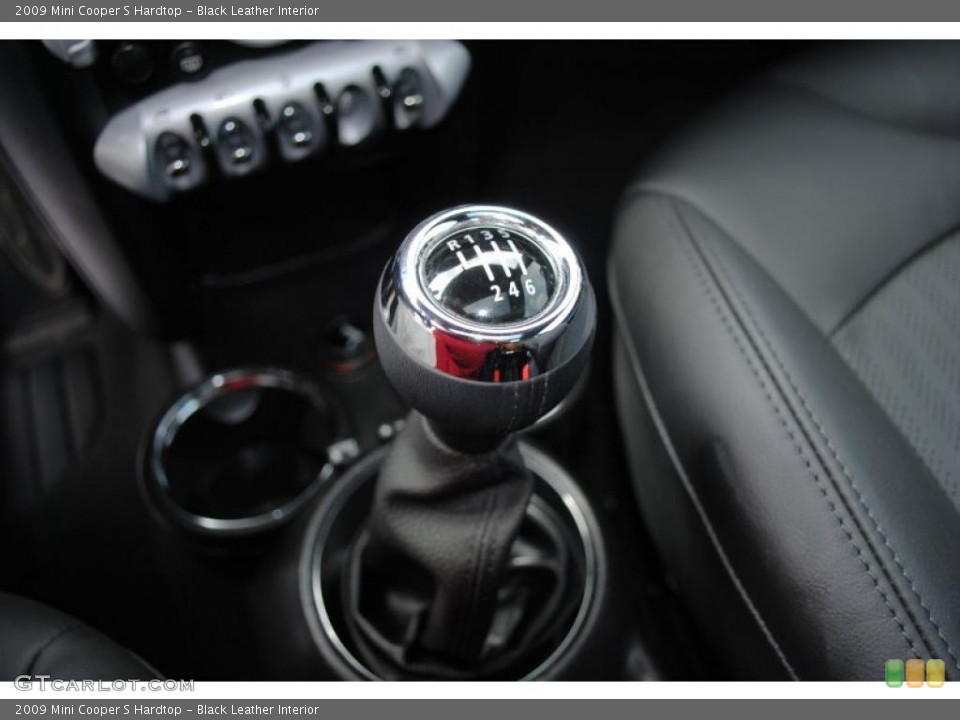 Black Leather Interior Transmission for the 2009 Mini Cooper S Hardtop #33362757