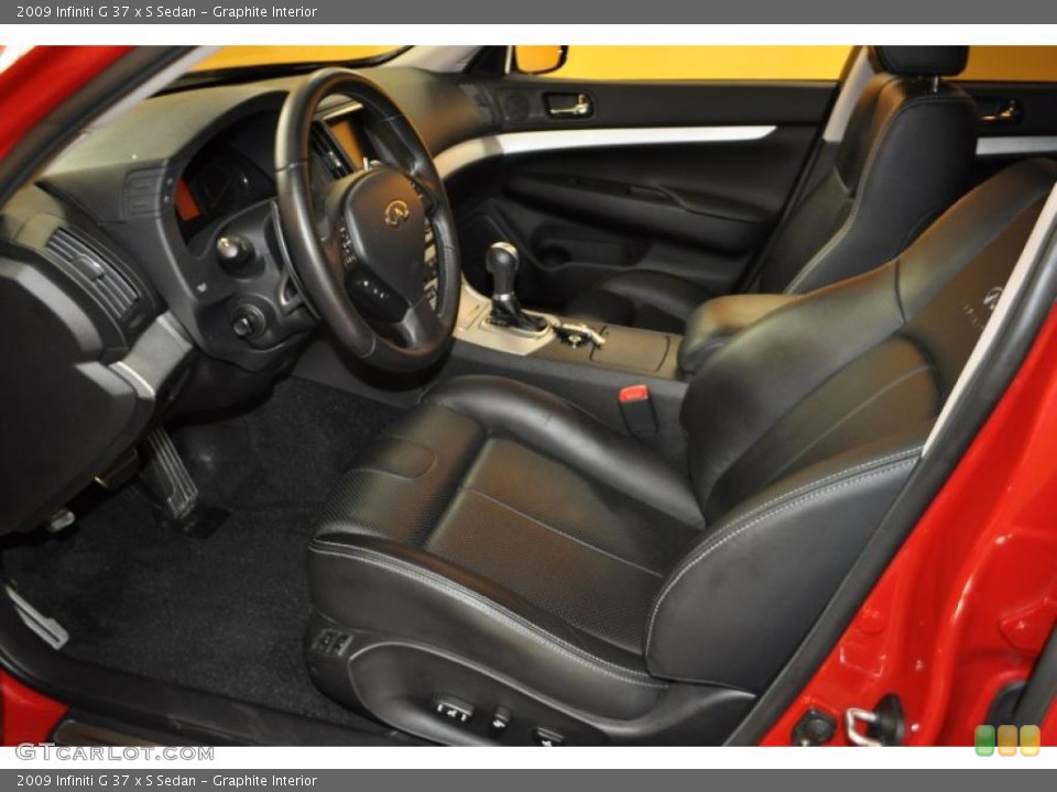 Graphite Interior Photo for the 2009 Infiniti G 37 x S Sedan #33371373