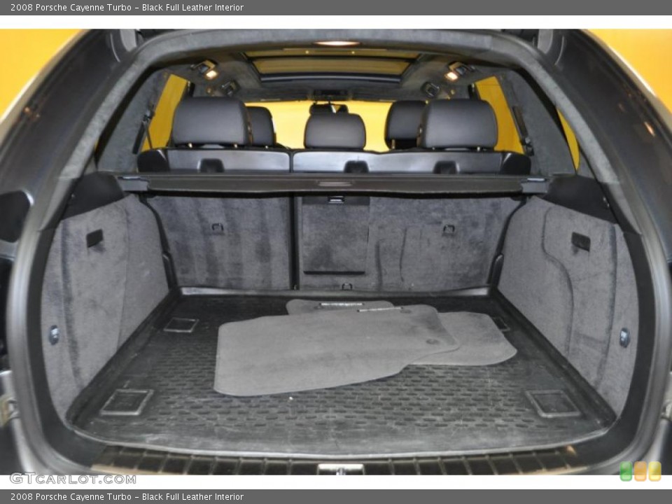 Black Full Leather Interior Trunk for the 2008 Porsche Cayenne Turbo #33372813