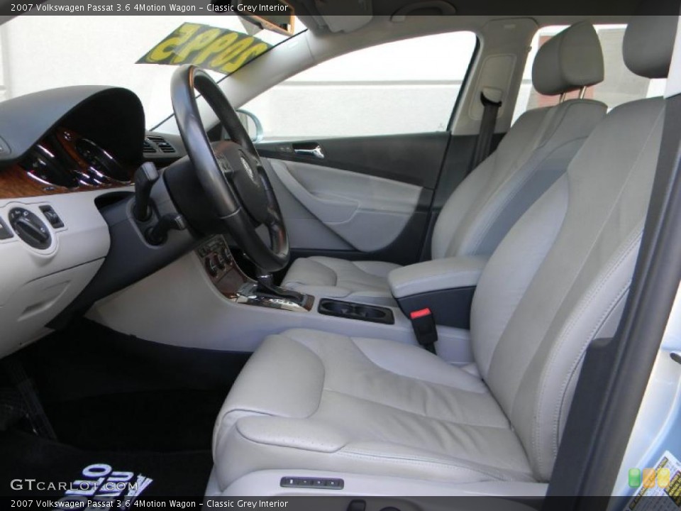 Classic Grey Interior Photo for the 2007 Volkswagen Passat 3.6 4Motion Wagon #33410537