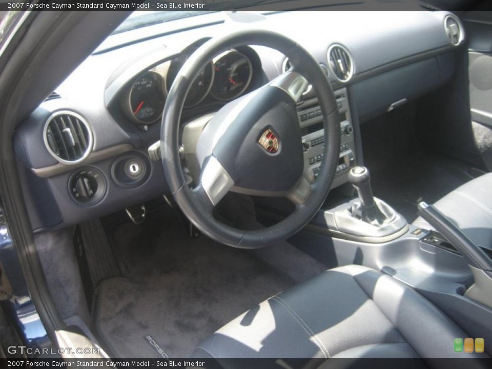 Sea Blue Interior Photo for the 2007 Porsche Cayman  #33419638