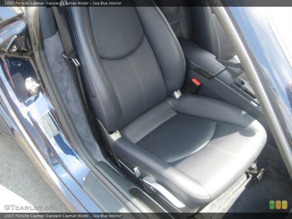 Sea Blue Interior Photo for the 2007 Porsche Cayman  #33419669