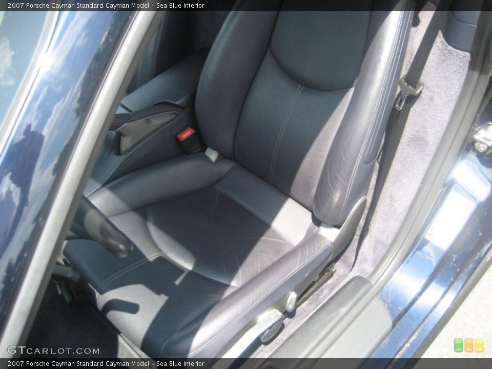 Sea Blue Interior Photo for the 2007 Porsche Cayman  #33419690