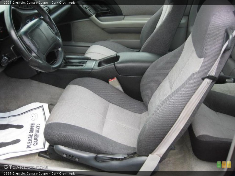 Dark Gray Interior Front Seat for the 1995 Chevrolet Camaro Coupe #33451642