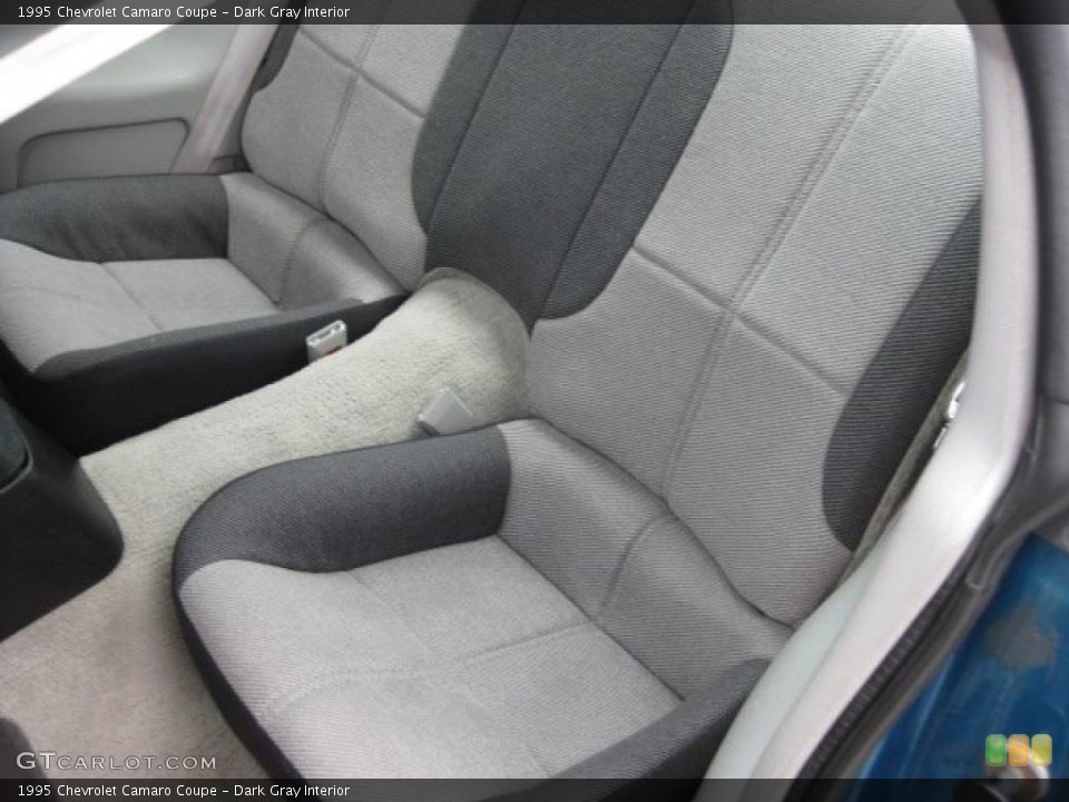 Dark Gray Interior Rear Seat for the 1995 Chevrolet Camaro Coupe #33451662