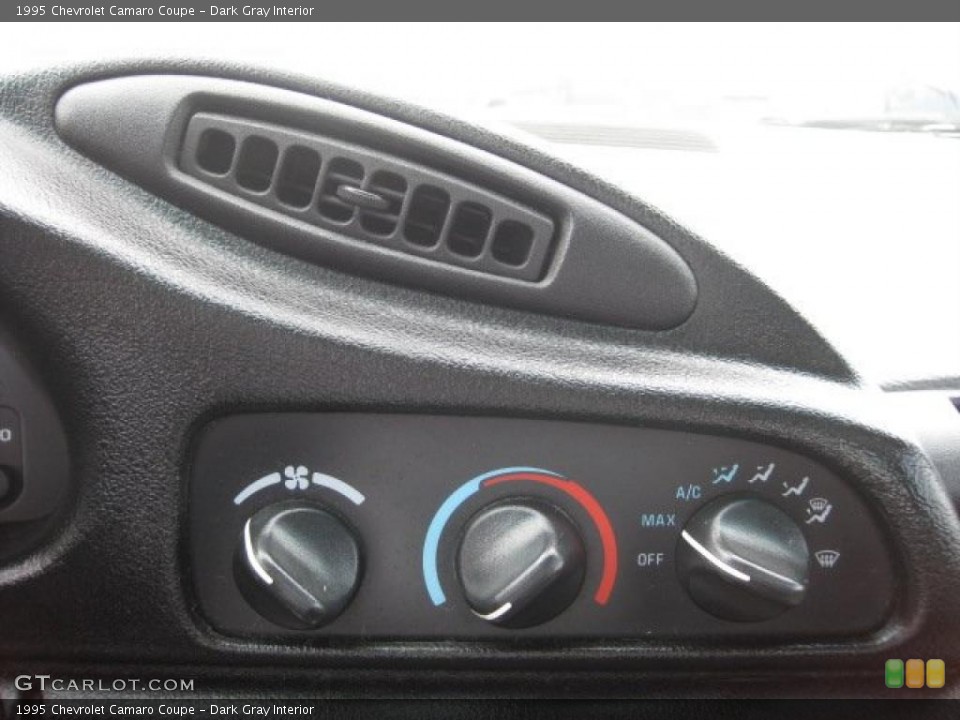 Dark Gray Interior Controls for the 1995 Chevrolet Camaro Coupe #33451790