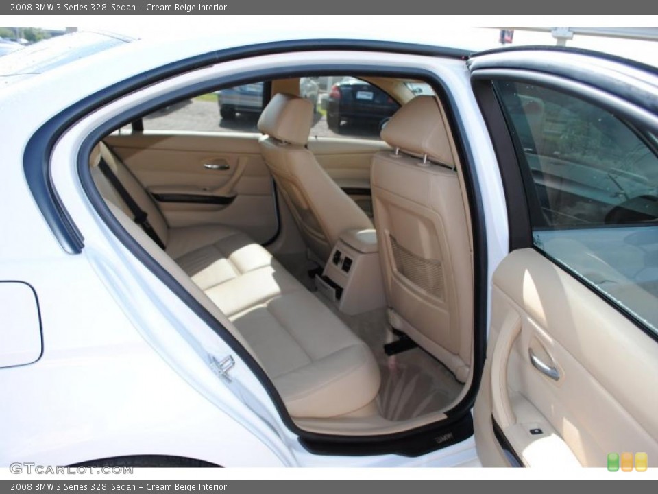 Cream Beige Interior Photo for the 2008 BMW 3 Series 328i Sedan #33624110