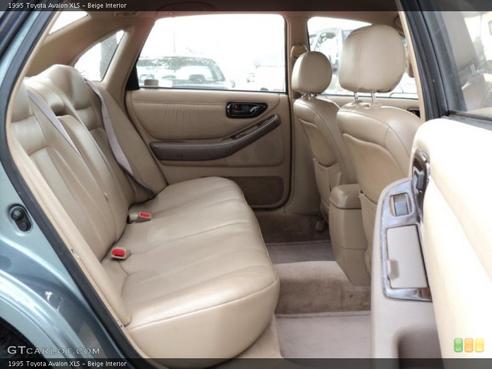 Beige Interior Rear Seat for the 1995 Toyota Avalon XLS #33633883