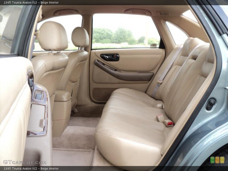 Beige Interior Rear Seat for the 1995 Toyota Avalon XLS #33633895