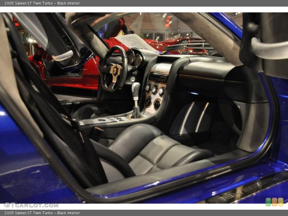 Black 2005 Saleen S7 Interiors