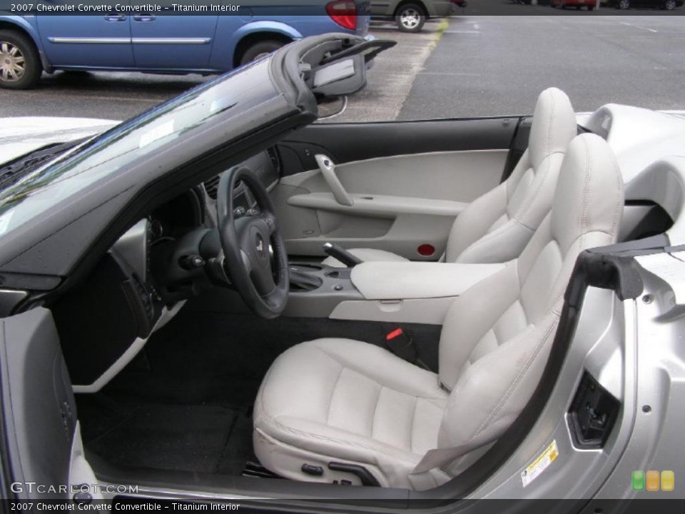 Titanium Interior Photo for the 2007 Chevrolet Corvette Convertible #33750053