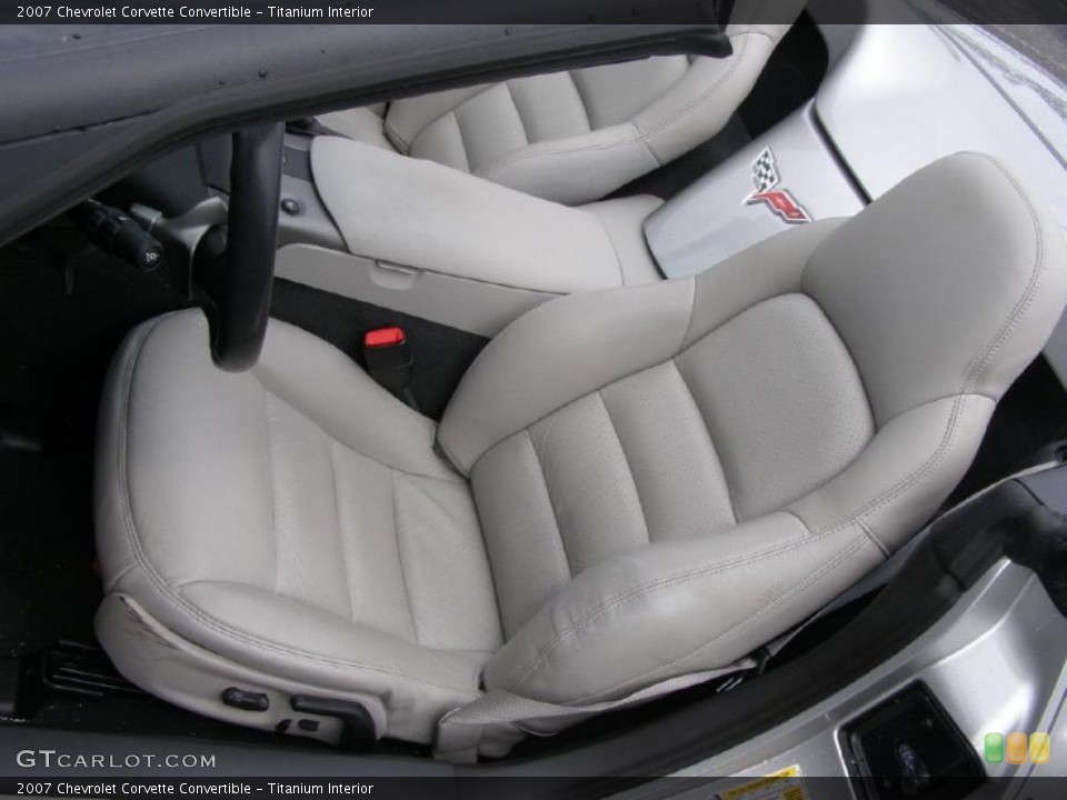 Titanium Interior Photo for the 2007 Chevrolet Corvette Convertible #33750074