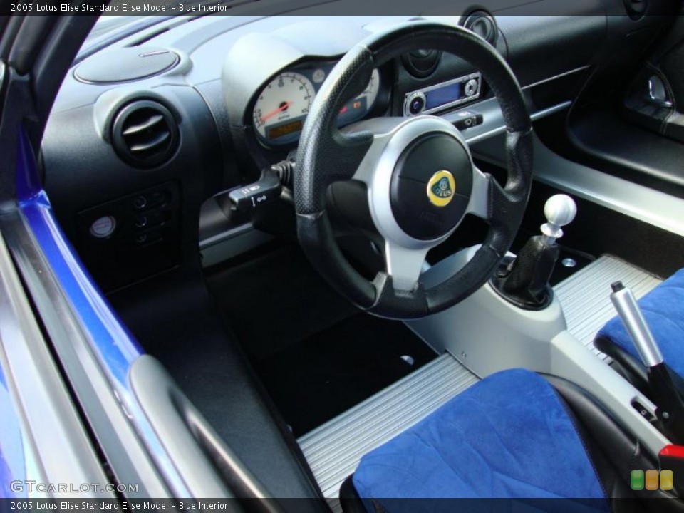 Blue Interior Steering Wheel for the 2005 Lotus Elise  #33828138