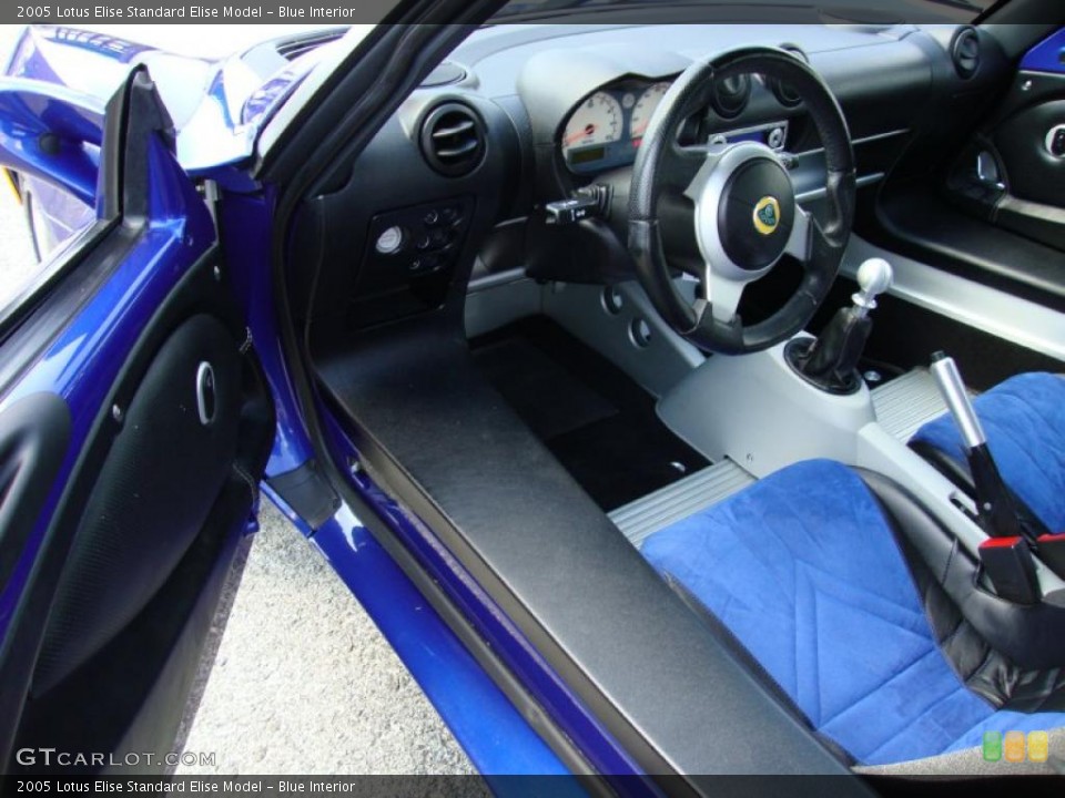 Blue Interior Prime Interior for the 2005 Lotus Elise  #33828146
