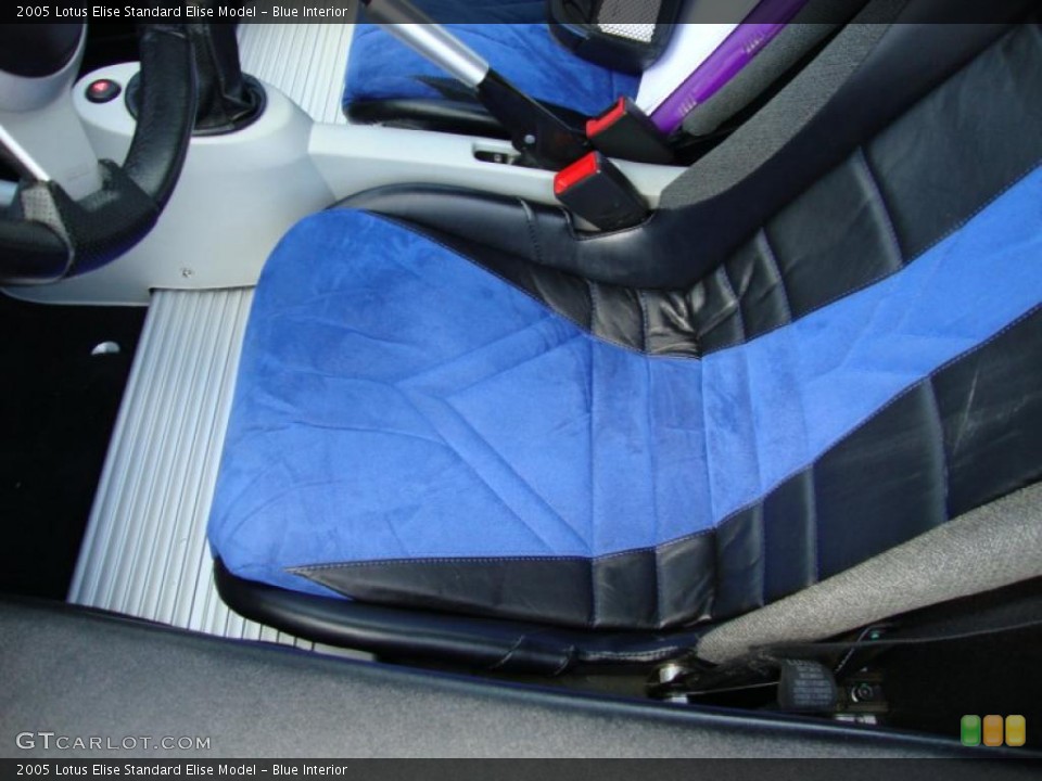 Blue Interior Photo for the 2005 Lotus Elise  #33828170