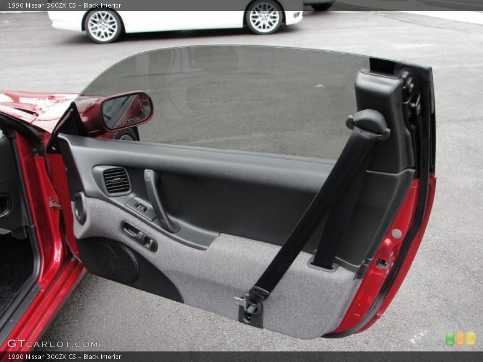 Black Interior Door Panel for the 1990 Nissan 300ZX GS #33974104