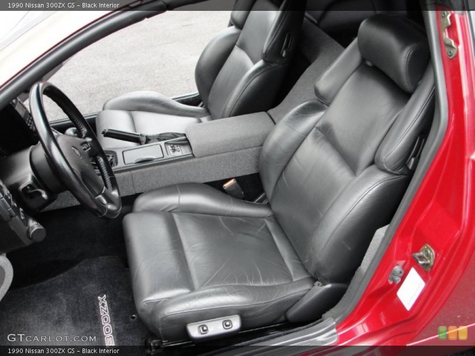 Black Interior Front Seat for the 1990 Nissan 300ZX GS #33974128