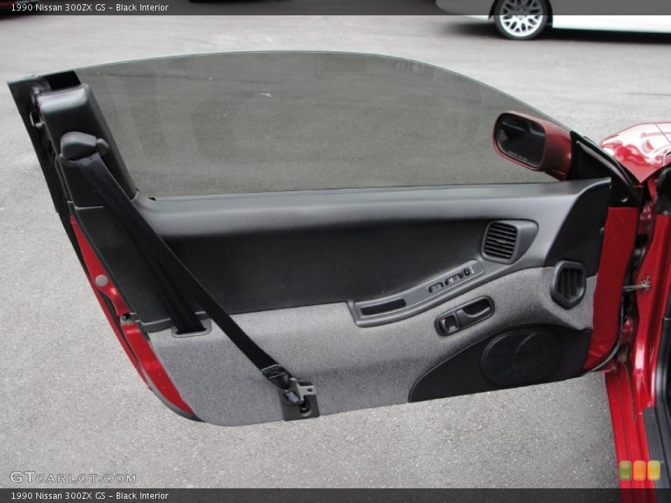 Black Interior Door Panel for the 1990 Nissan 300ZX GS #33974144