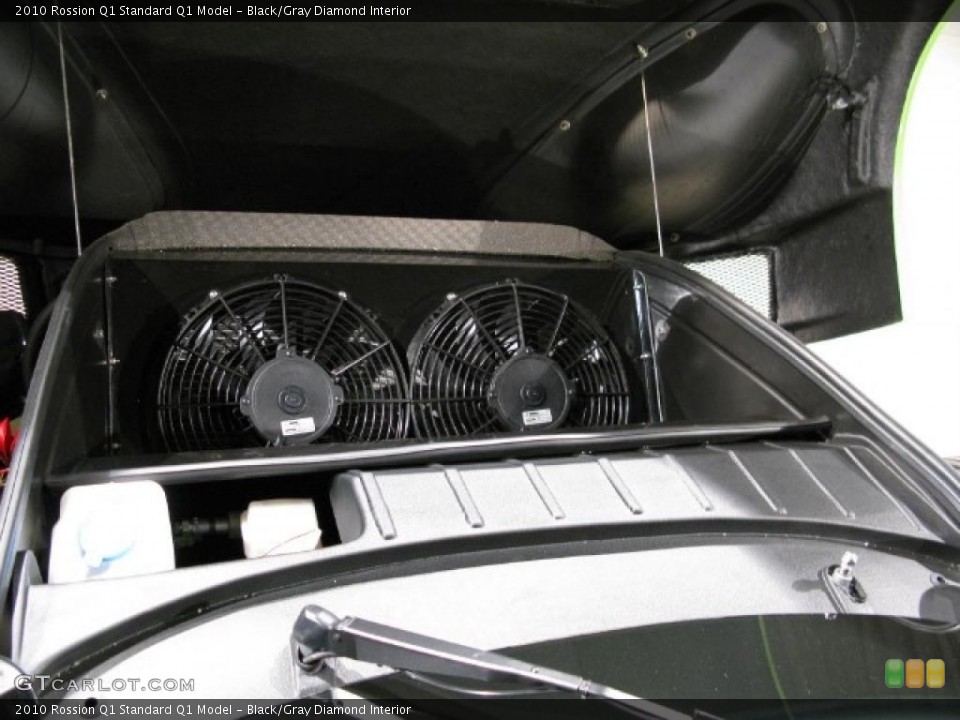 Black/Gray Diamond Interior Trunk for the 2010 Rossion Q1  #33987856