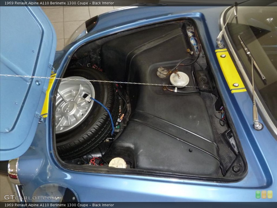 Black Interior Trunk for the 1969 Renault Alpine A110 Berlinette 1300 Coupe #33988864