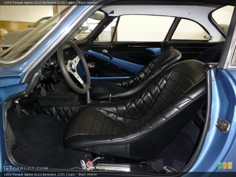 Black Interior Photo for the 1969 Renault Alpine A110 Berlinette 1300 Coupe #33988960