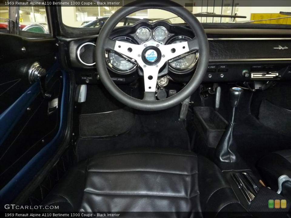 Black Interior Steering Wheel for the 1969 Renault Alpine A110 Berlinette 1300 Coupe #33989048