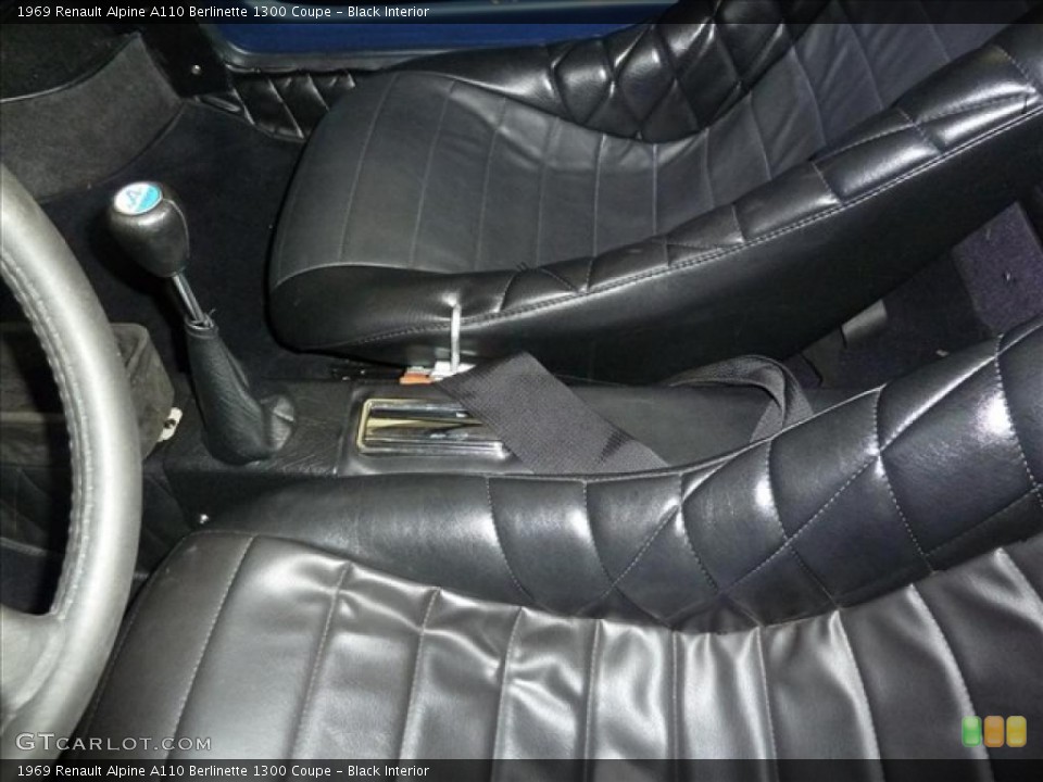 Black Interior Photo for the 1969 Renault Alpine A110 Berlinette 1300 Coupe #33989104