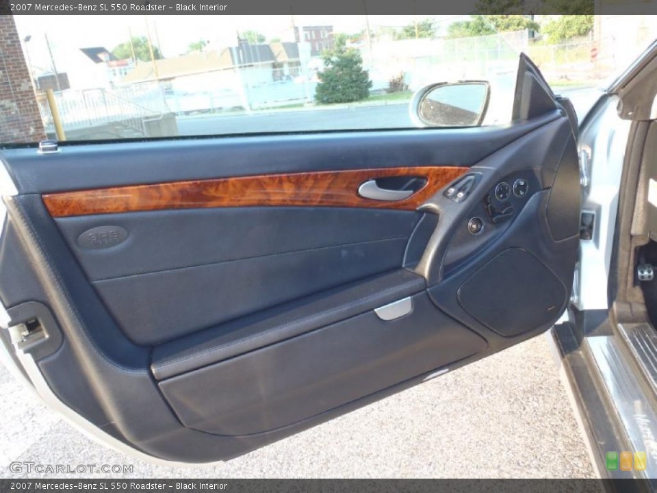 Black Interior Door Panel for the 2007 Mercedes-Benz SL 550 Roadster #34157556