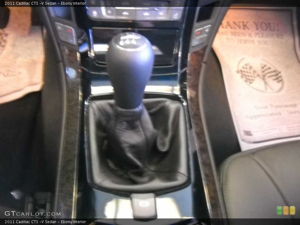 Ebony Interior Transmission for the 2011 Cadillac CTS -V Sedan #34225556