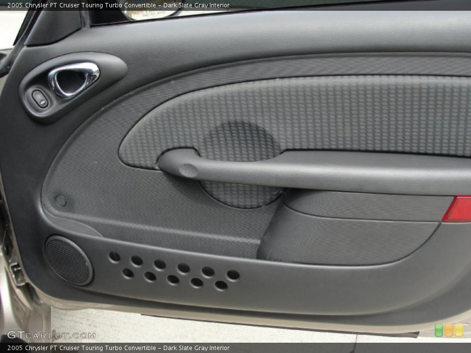 Dark Slate Gray Interior Door Panel for the 2005 Chrysler PT Cruiser Touring Turbo Convertible #34231503