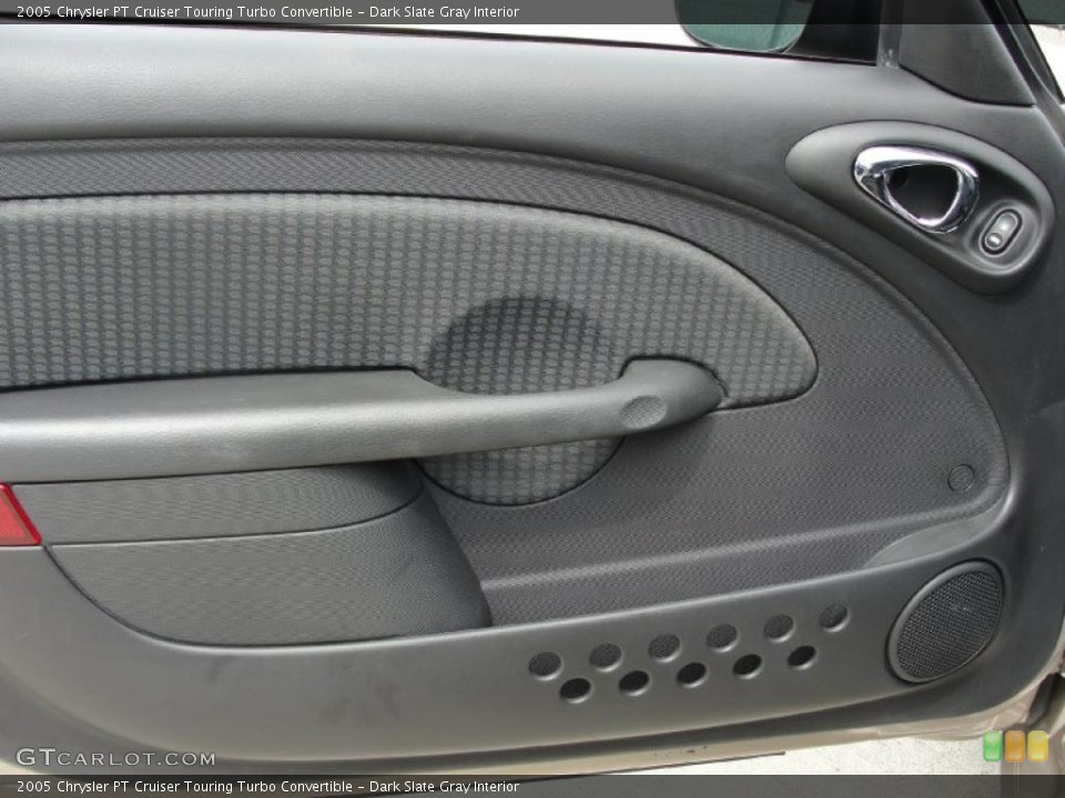 Dark Slate Gray Interior Door Panel for the 2005 Chrysler PT Cruiser Touring Turbo Convertible #34231575
