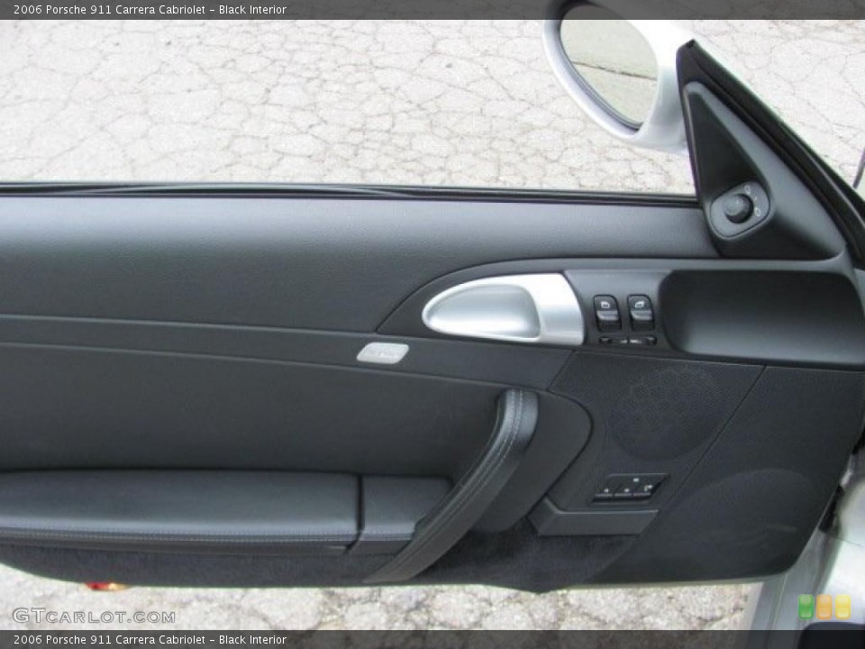 Black Interior Door Panel for the 2006 Porsche 911 Carrera Cabriolet #34248991