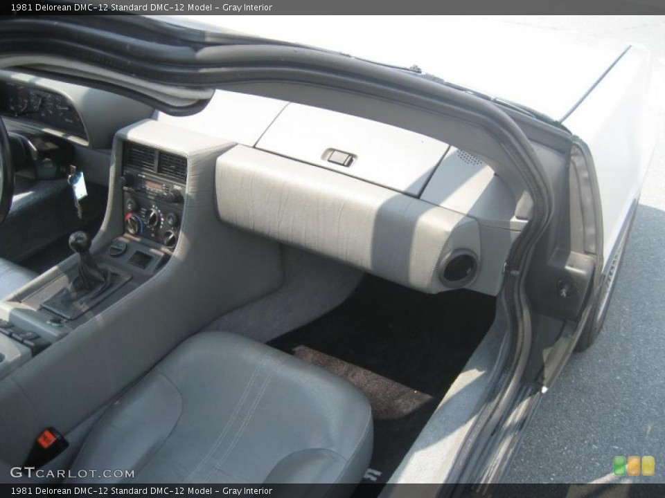 Gray Interior Dashboard for the 1981 Delorean DMC-12  #34260440
