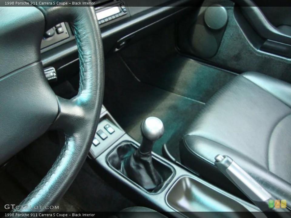 Black Interior Transmission for the 1998 Porsche 911 Carrera S Coupe #34261976