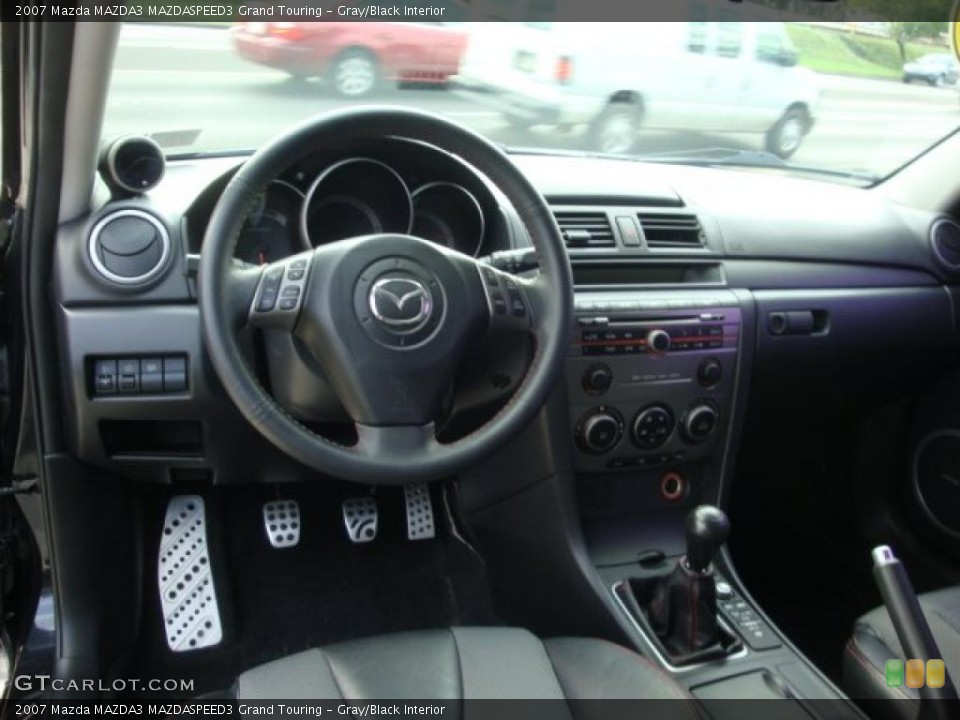 Gray/Black Interior Dashboard for the 2007 Mazda MAZDA3 MAZDASPEED3 Grand Touring #34285718