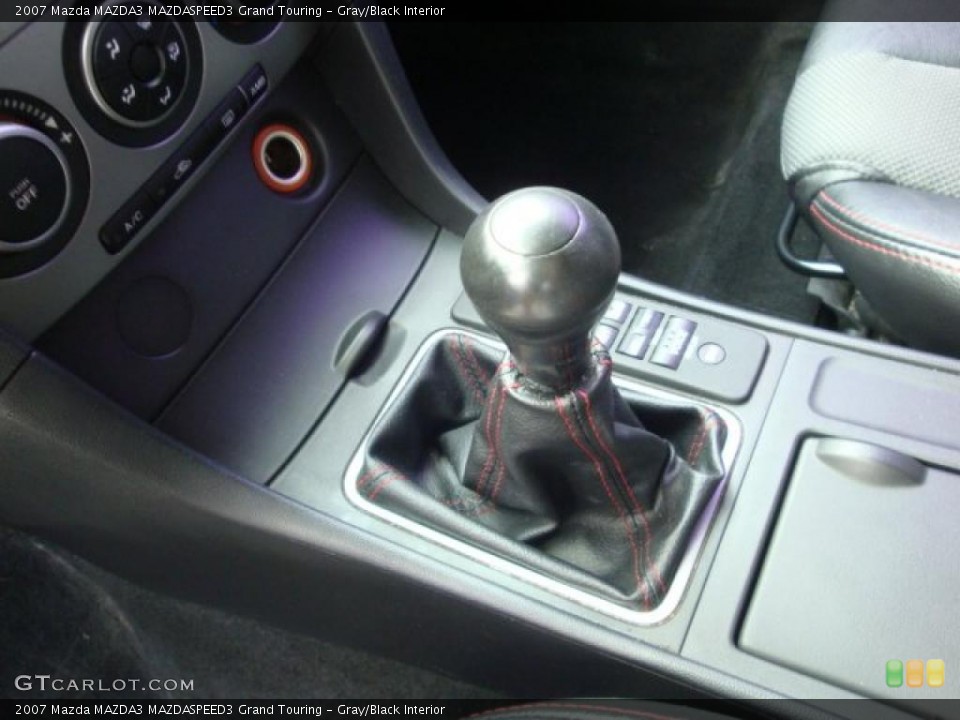 Gray/Black Interior Transmission for the 2007 Mazda MAZDA3 MAZDASPEED3 Grand Touring #34285758