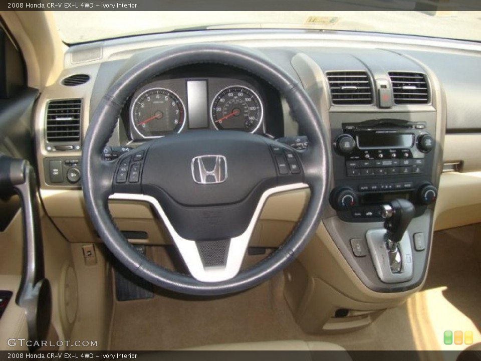 Ivory Interior Dashboard for the 2008 Honda CR-V EX-L 4WD #34289923