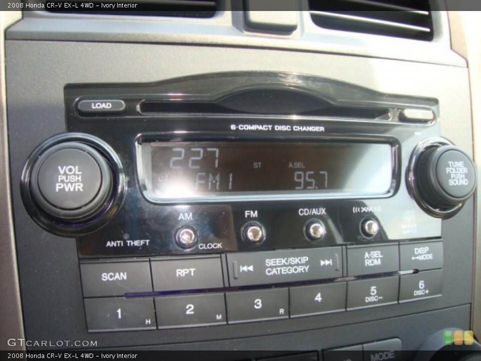 Ivory Interior Audio System for the 2008 Honda CR-V EX-L 4WD #34289996