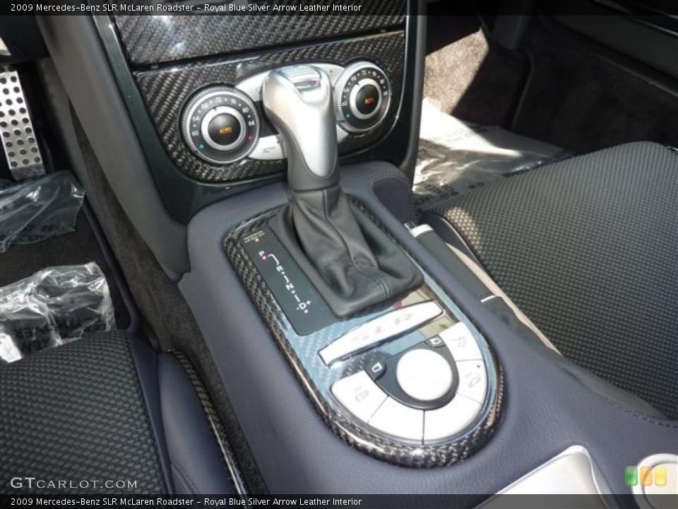 Royal Blue Silver Arrow Leather Interior Transmission for the 2009 Mercedes-Benz SLR McLaren Roadster #34321606