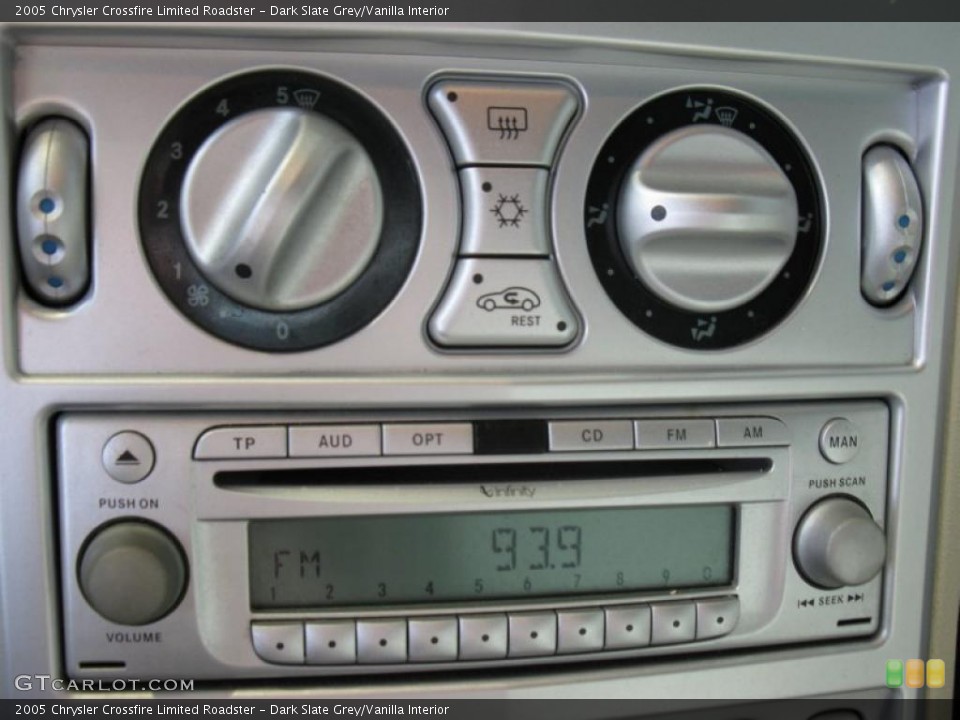 Dark Slate Grey/Vanilla Interior Controls for the 2005 Chrysler Crossfire Limited Roadster #34337558