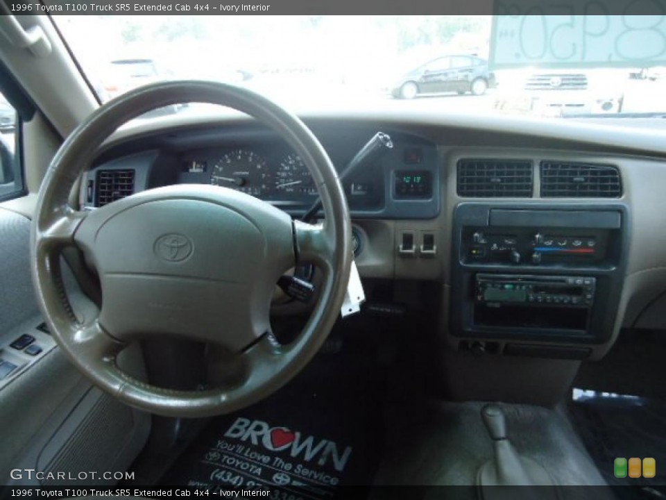 Ivory Interior Dashboard for the 1996 Toyota T100 Truck SR5 Extended Cab 4x4 #34385457