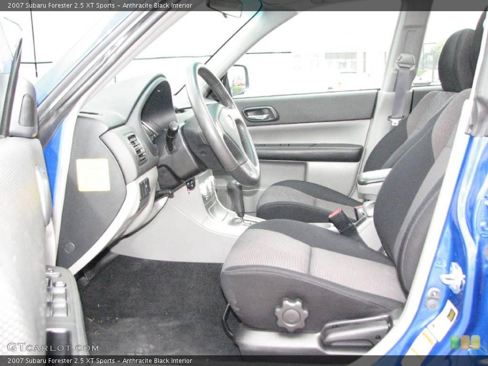 Anthracite Black Interior Photo for the 2007 Subaru Forester 2.5 XT Sports #3440006