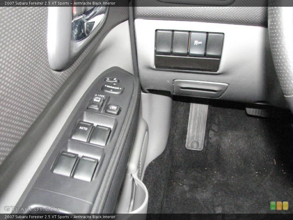 Anthracite Black Interior Controls for the 2007 Subaru Forester 2.5 XT Sports #3440036