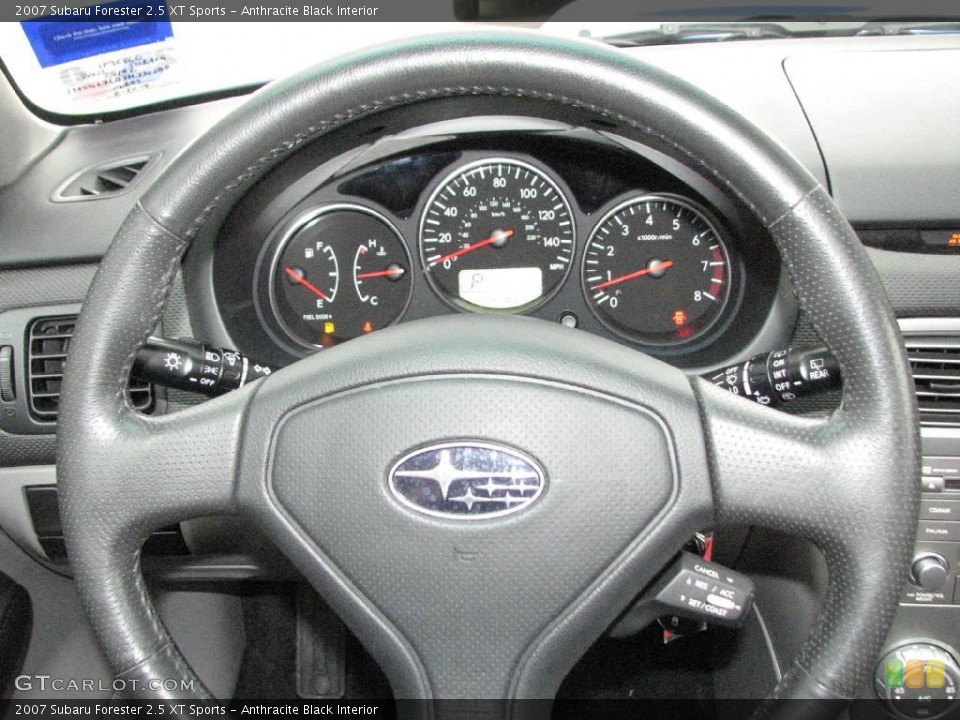 Anthracite Black Interior Gauges for the 2007 Subaru Forester 2.5 XT Sports #3440041